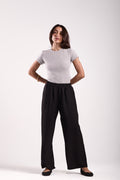 Wide-Leg Pants : Material: linen