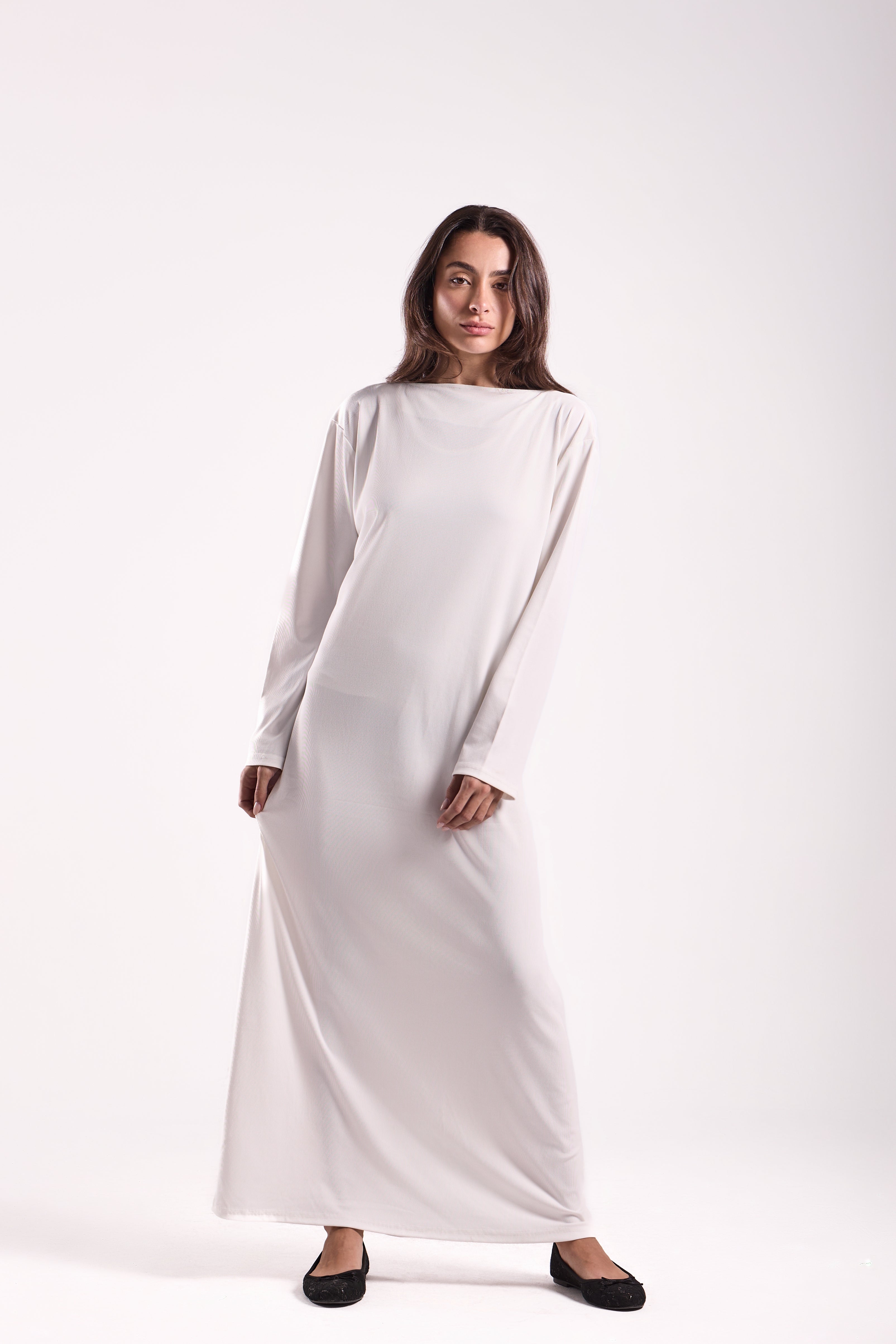 Basic Long Dress - Material: Derby