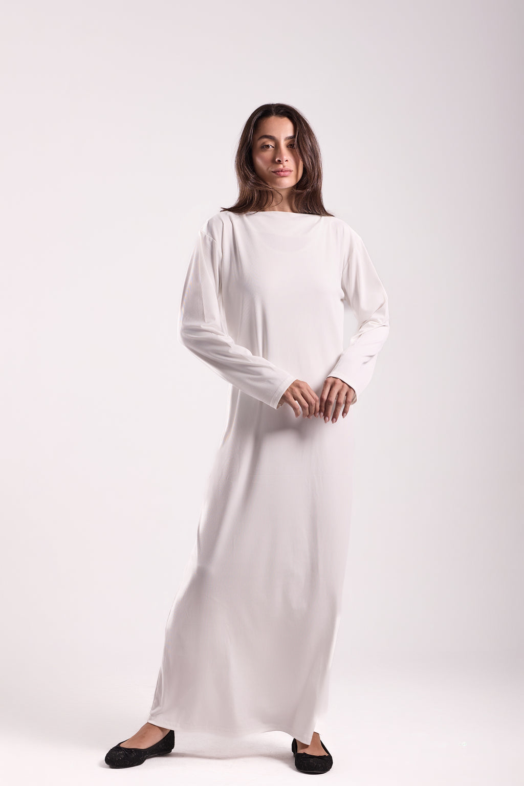 Basic Long Dress - Material: Derby