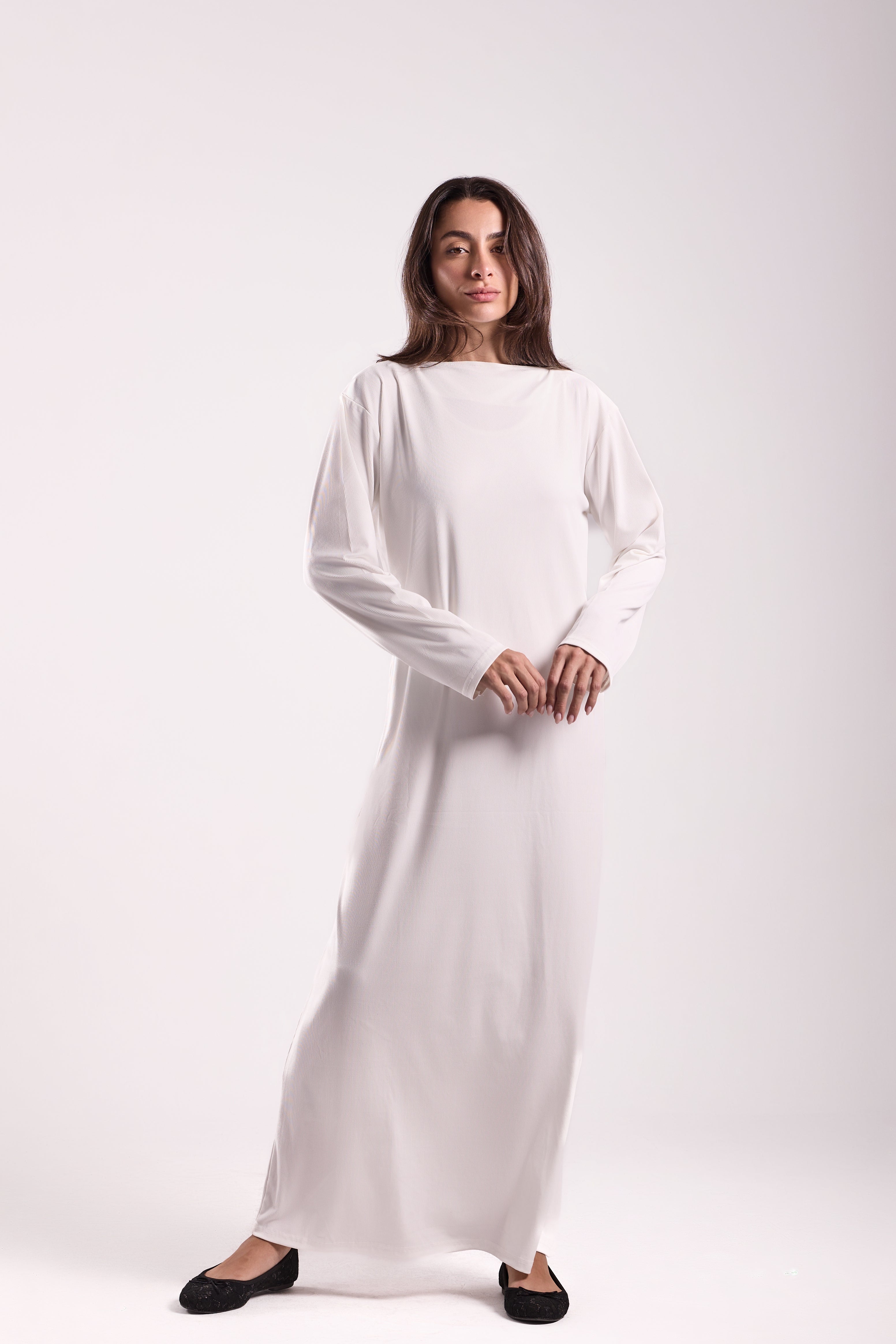 Basic Long Dress - Material: Derby