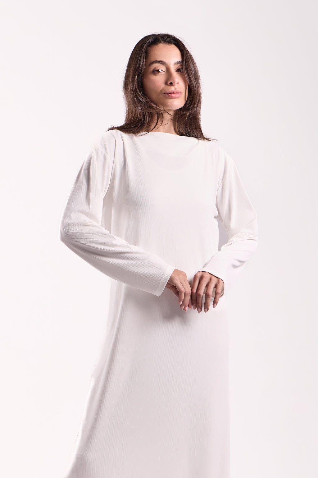 Basic Long Dress - Material: Derby