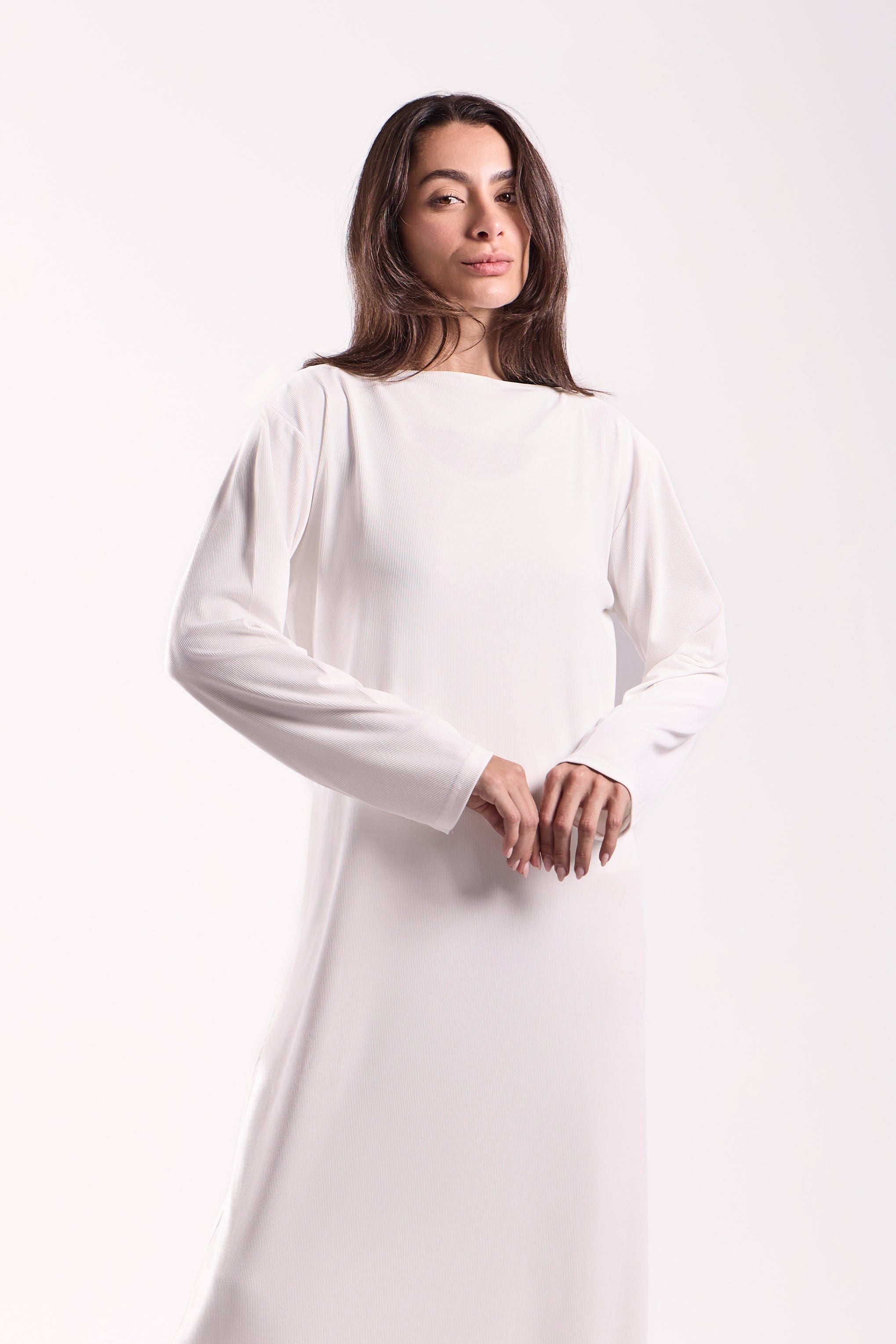 Basic Long Dress - Material: Derby