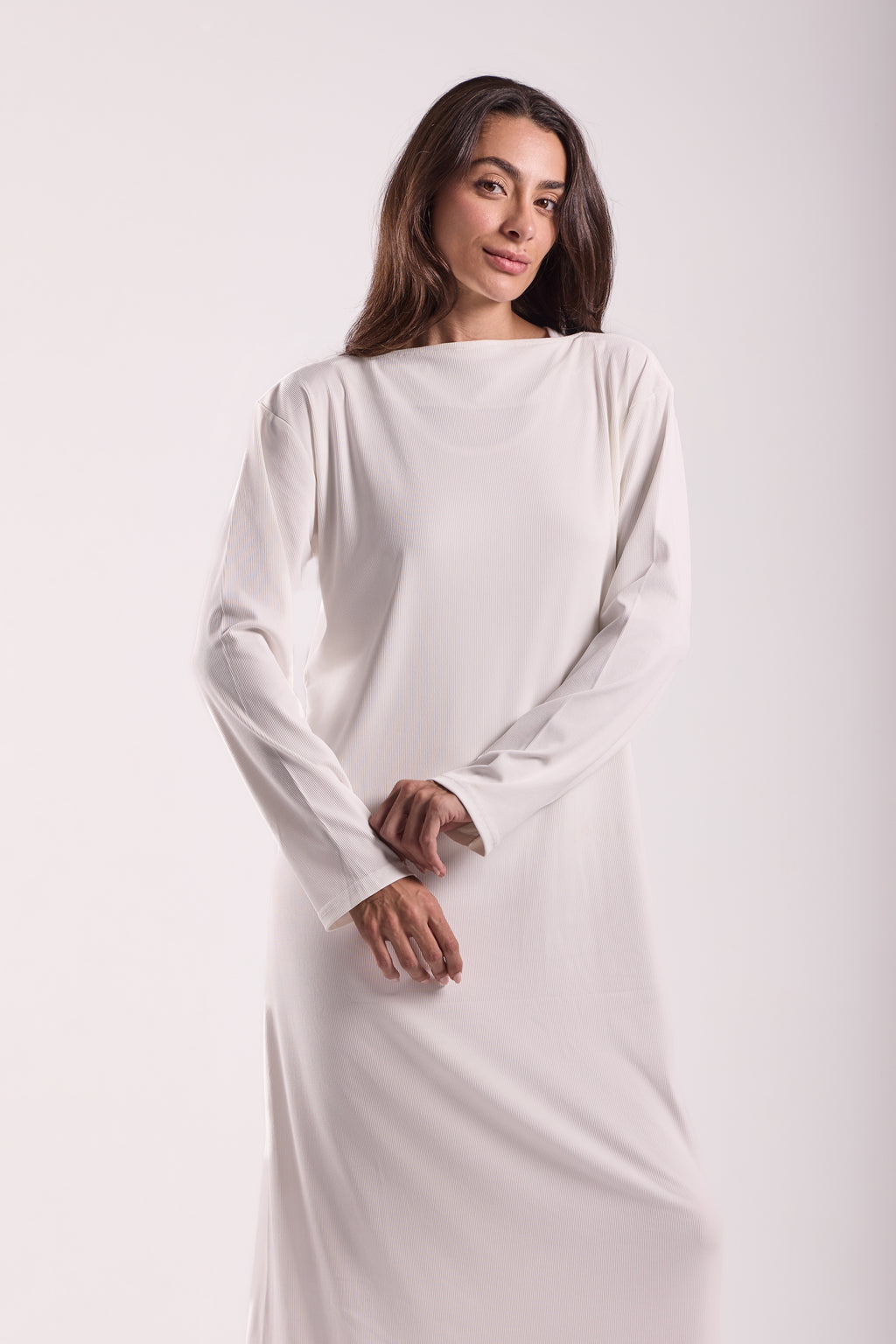 Basic Long Dress - Material: Derby