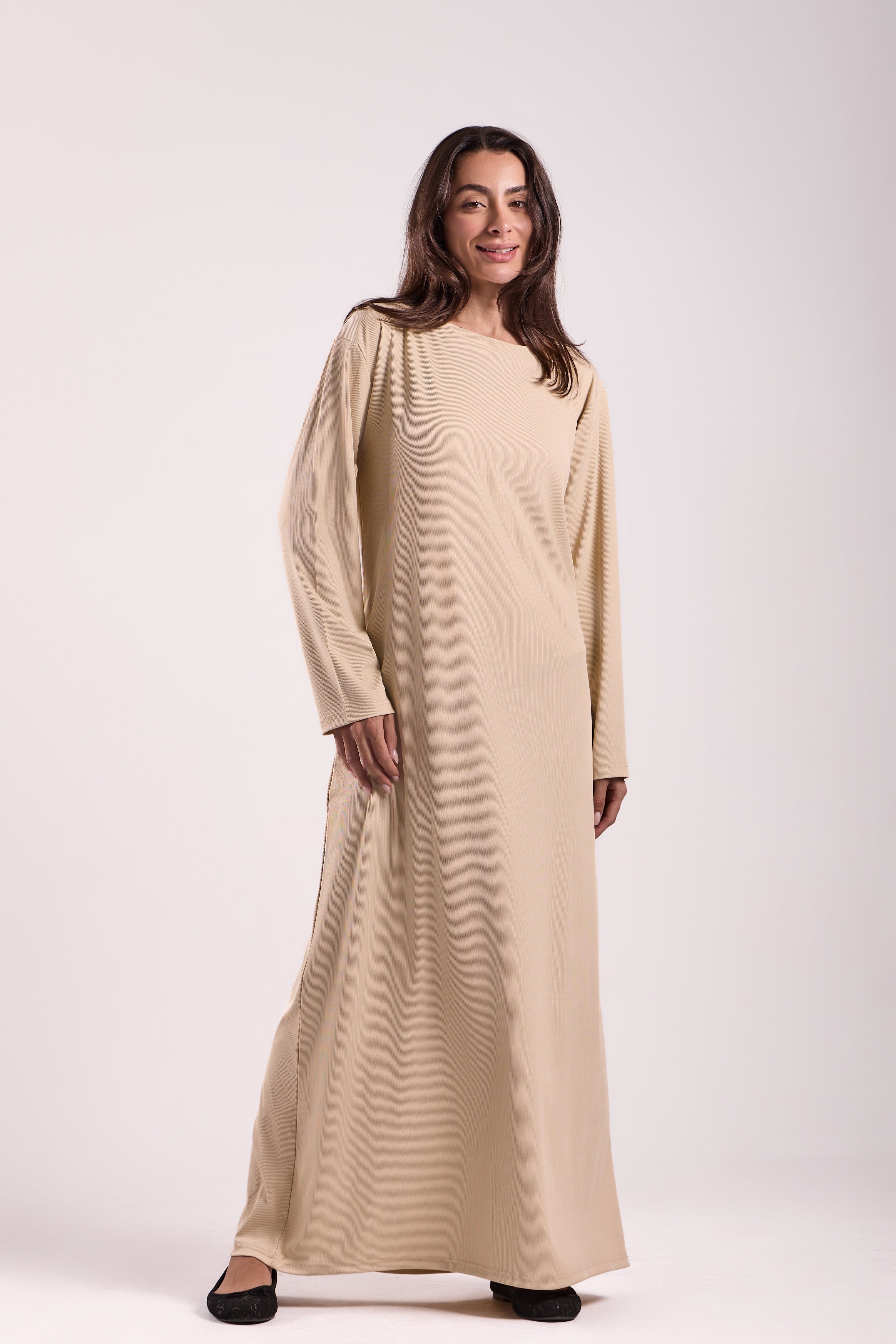 Basic Long Dress - Material: Derby