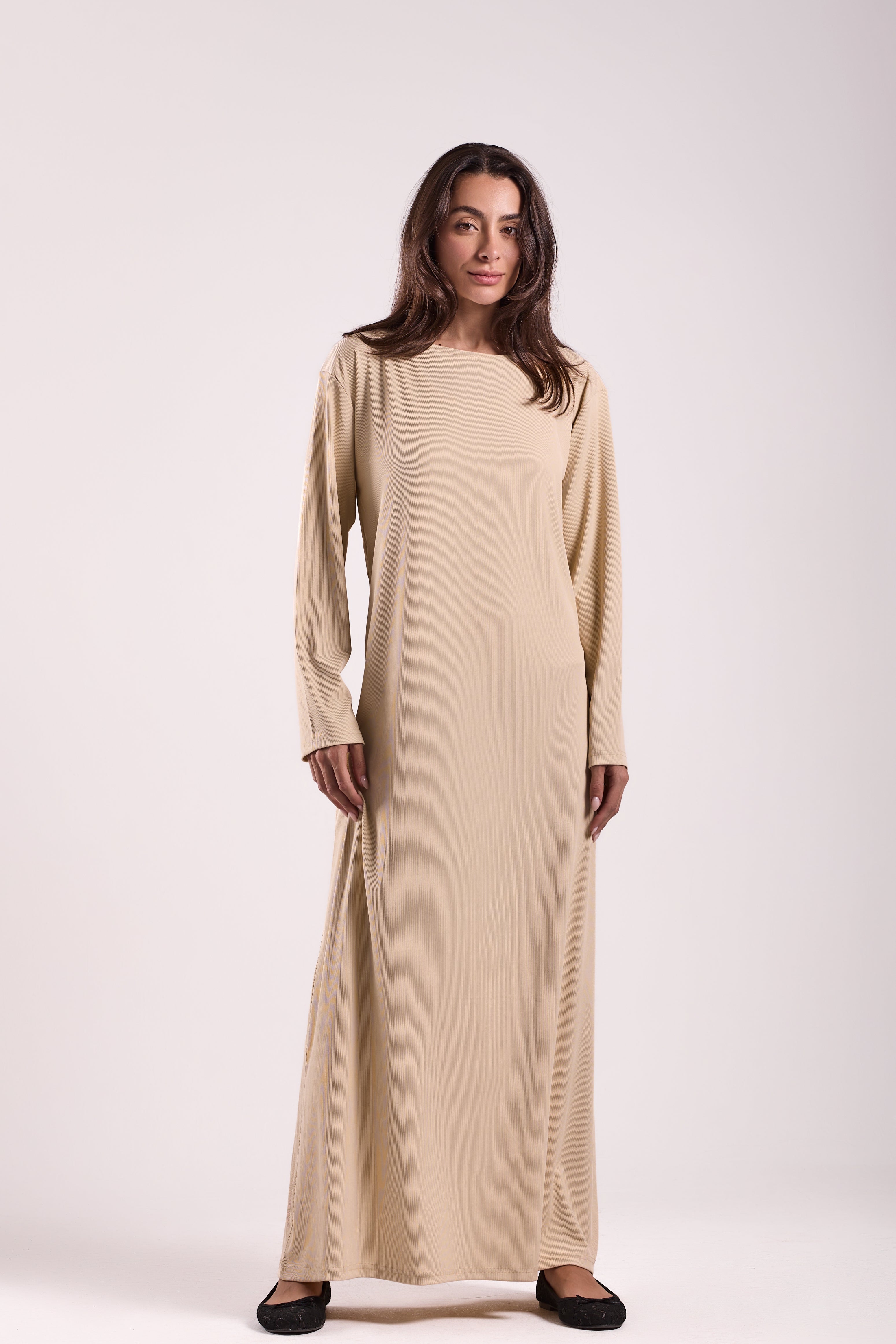 Basic Long Dress - Material: Derby