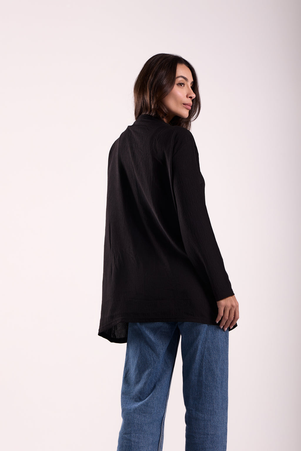 Basic Top Round Neck Full Sleeves -Material: CY
