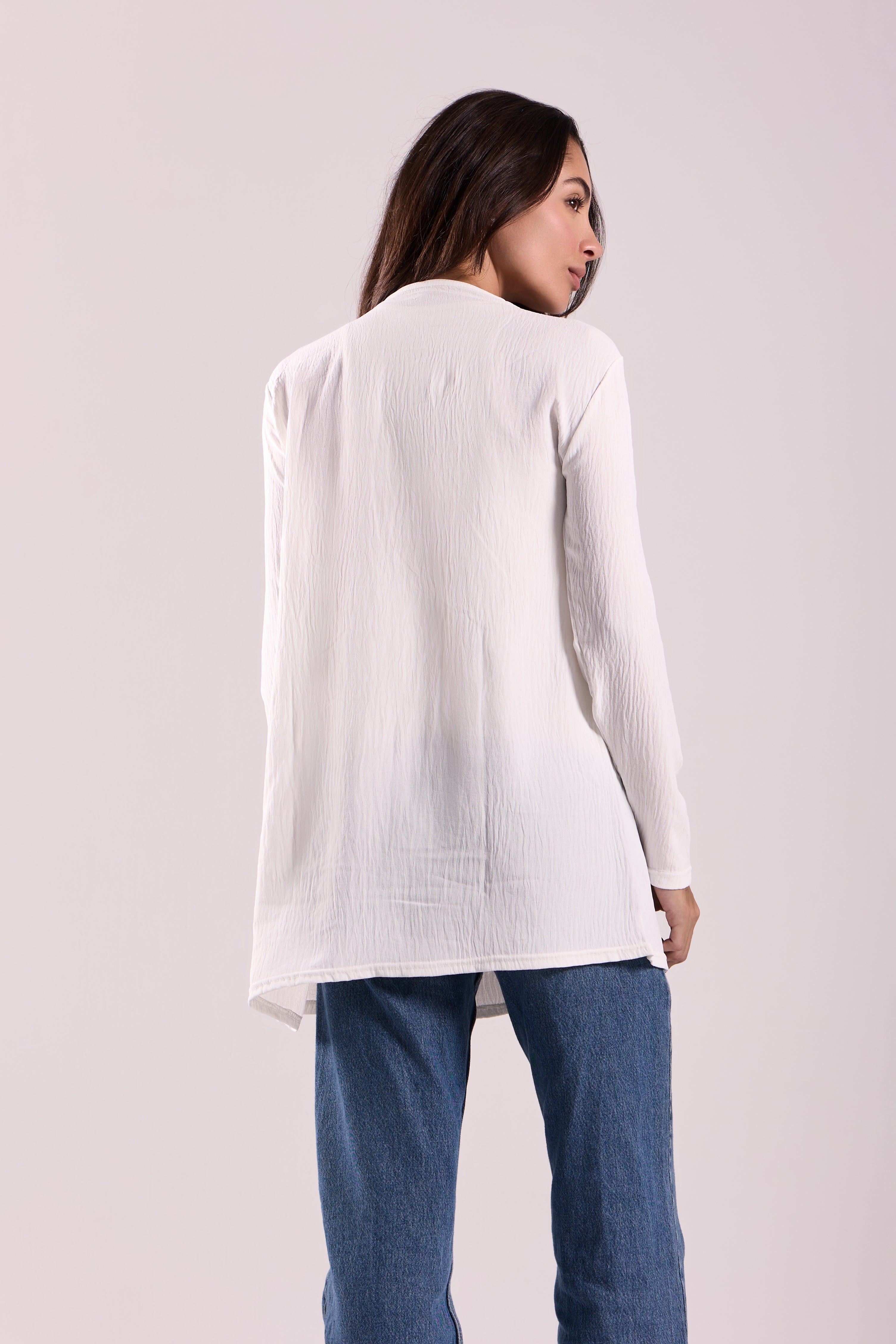 Basic Top Round Neck Full Sleeves -Material: CY