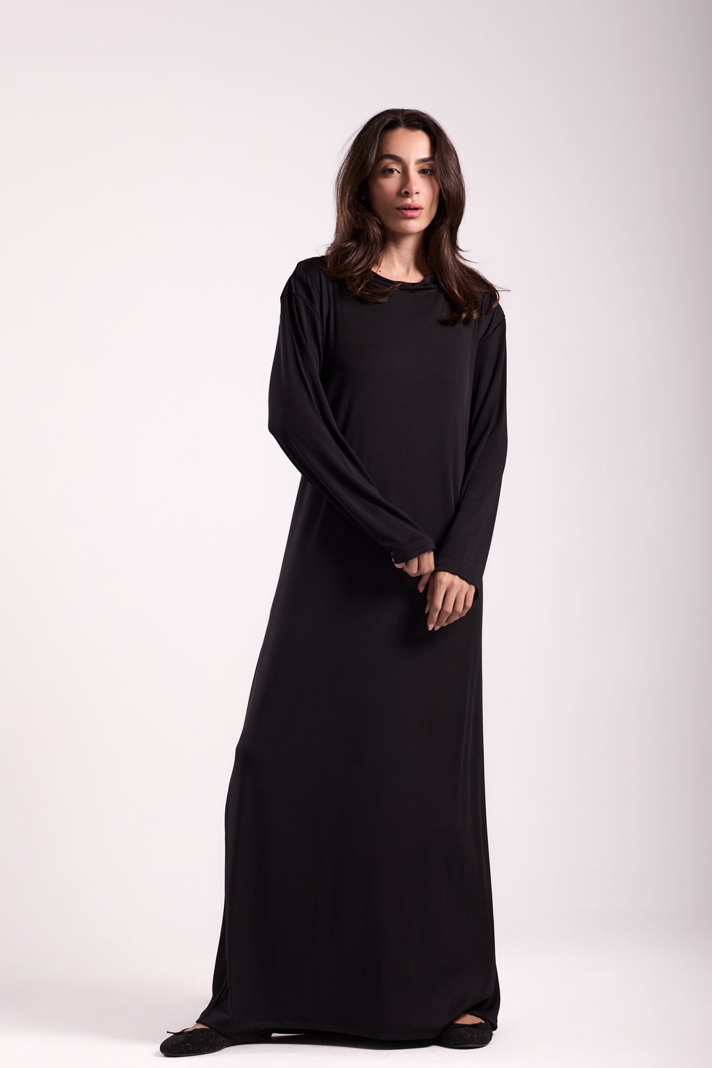 Basic Long Dress - Material: Derby