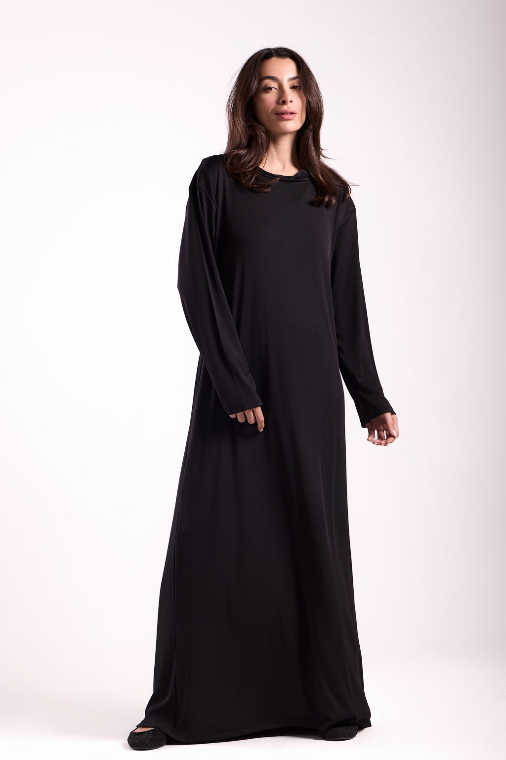 Basic Long Dress - Material: Derby
