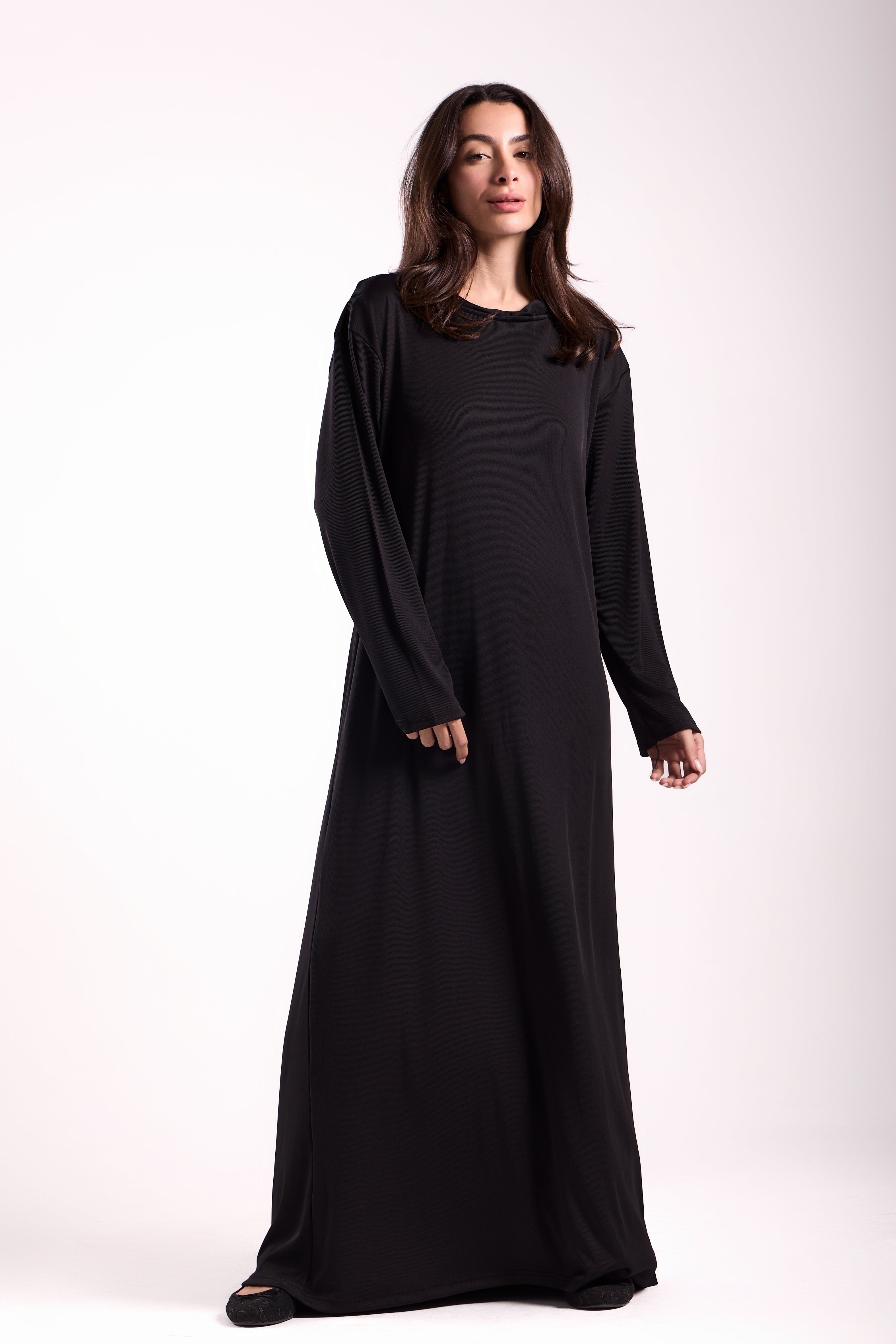 Basic Long Dress - Material: Derby