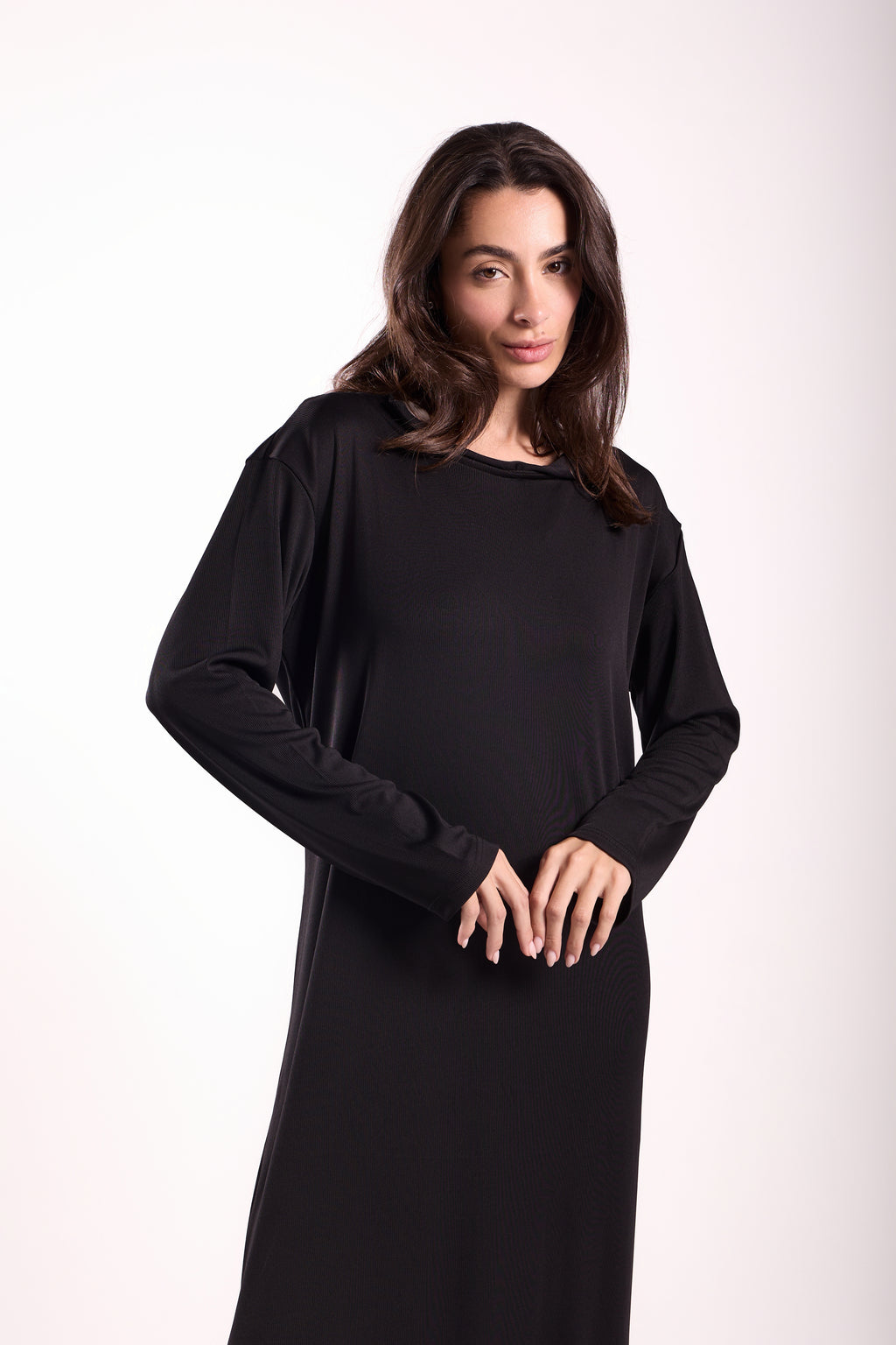 Basic Long Dress - Material: Derby