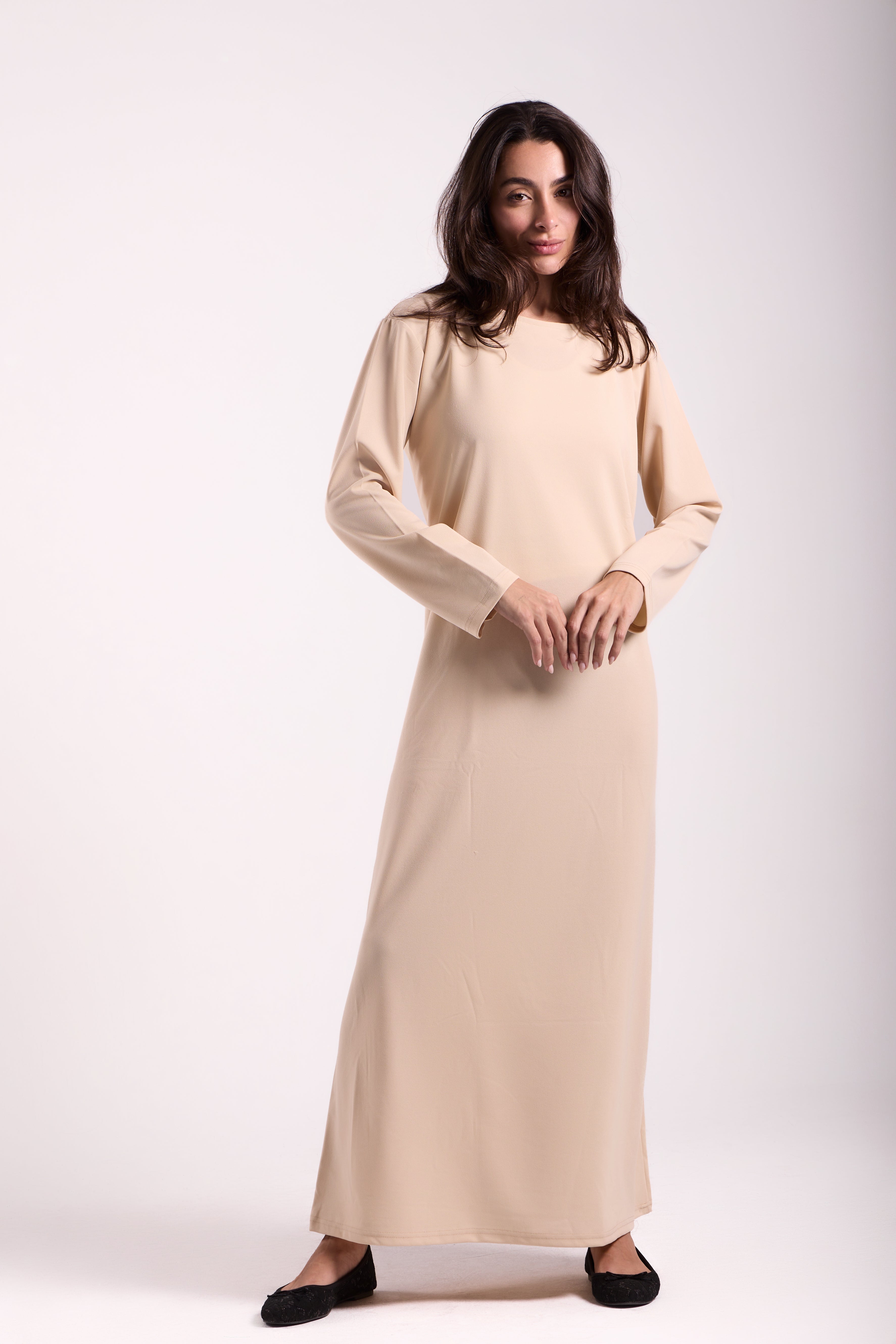 Basic Long Dress - Material: Scuba
