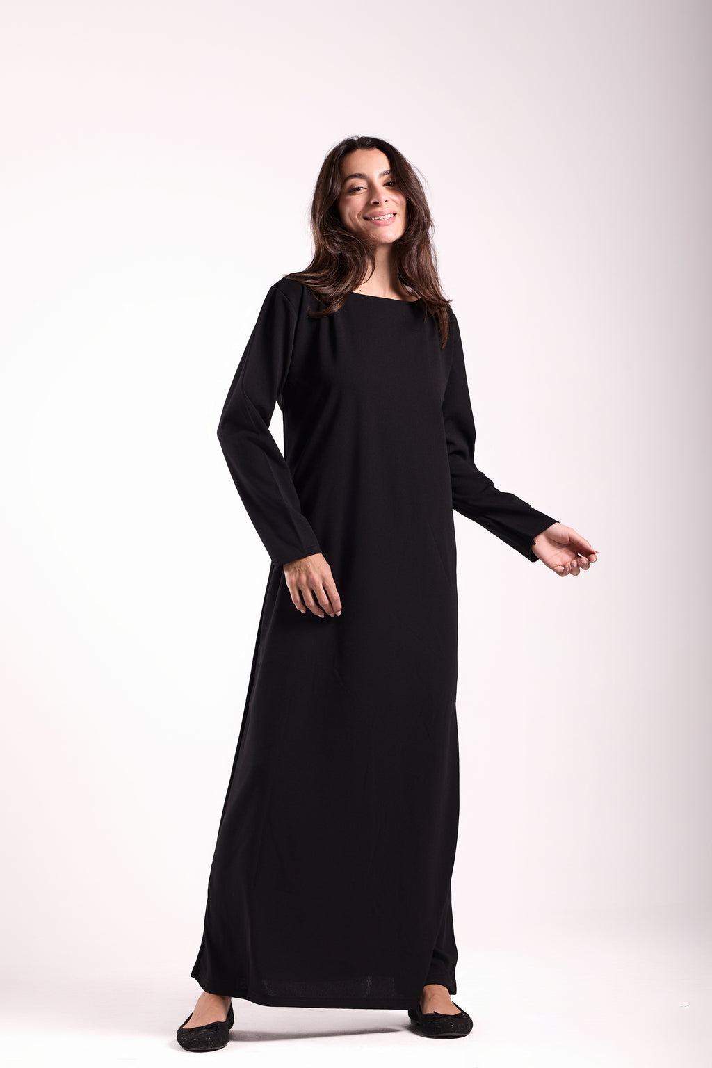 Basic Long Dress - Material: Scuba