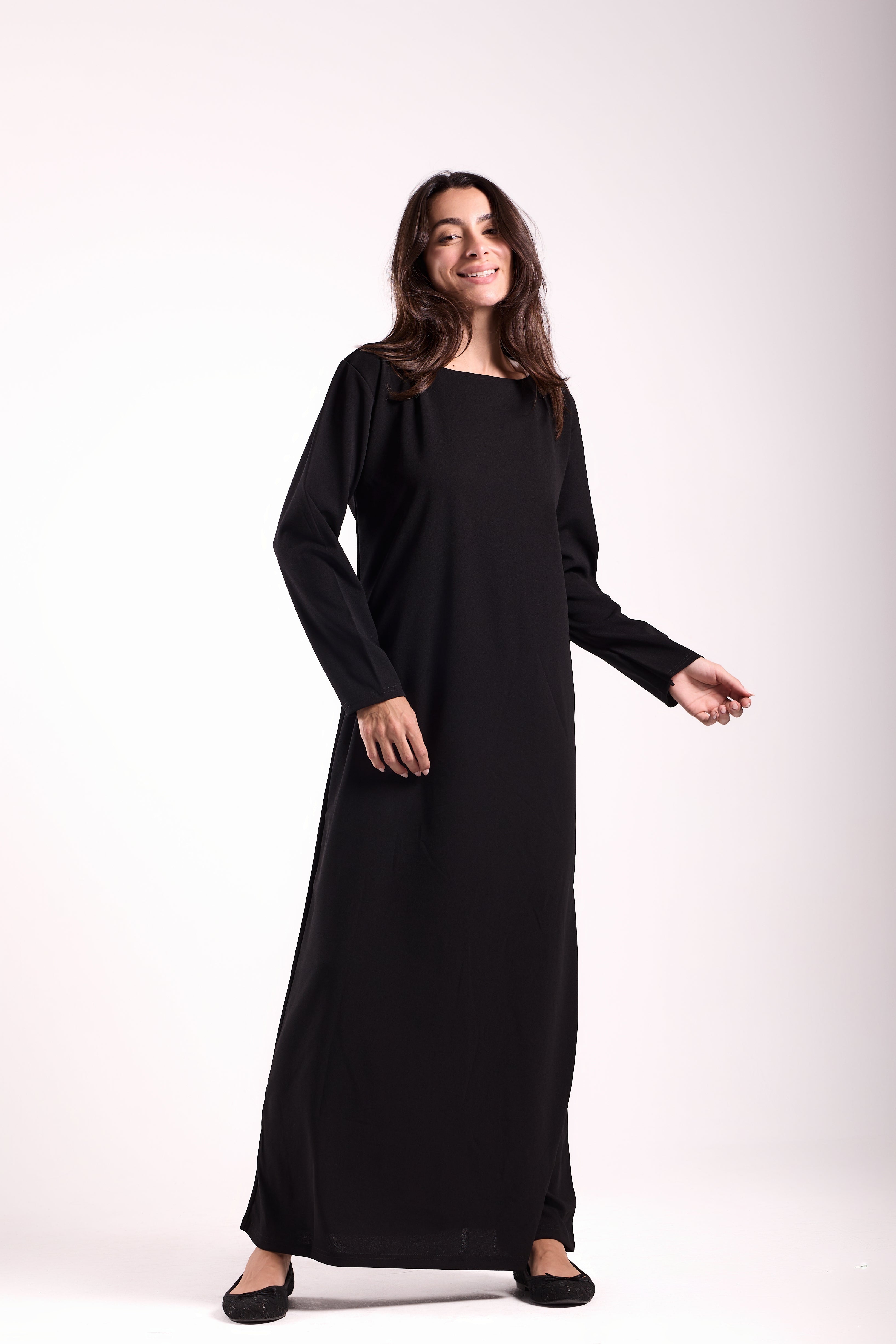 Basic Long Dress - Material: Scuba