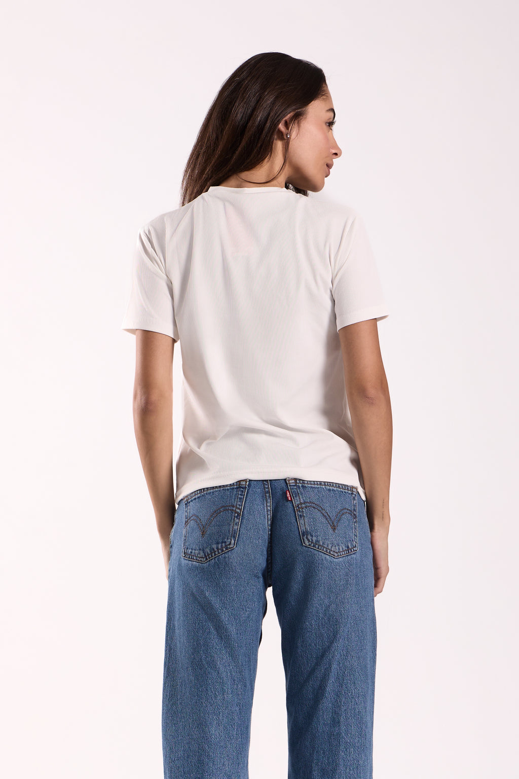 T-Shirt Ribbed Half Sleeve - Material: Derby