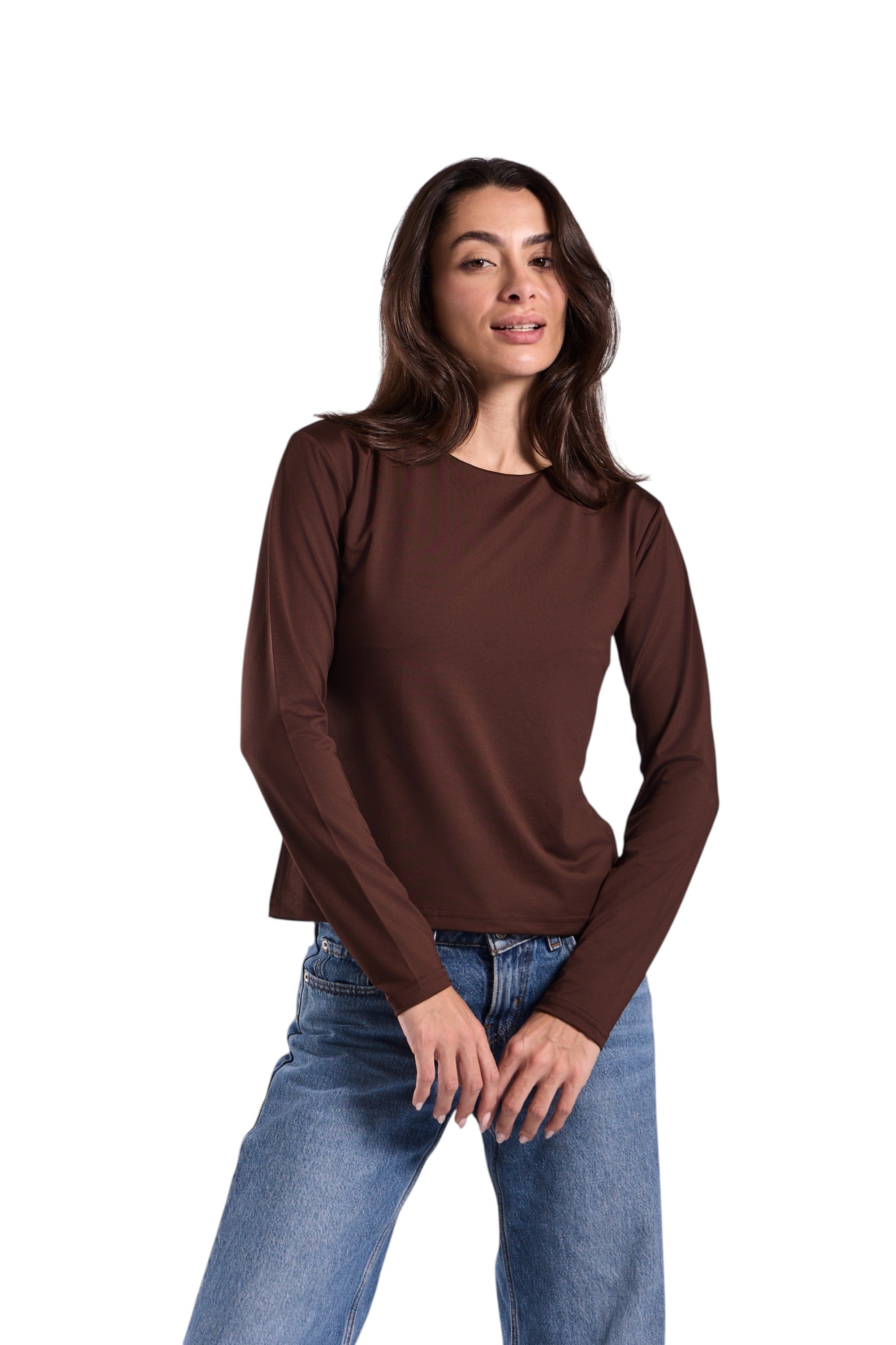 Basic Top Round Neck Full Sleeves - Lamiya