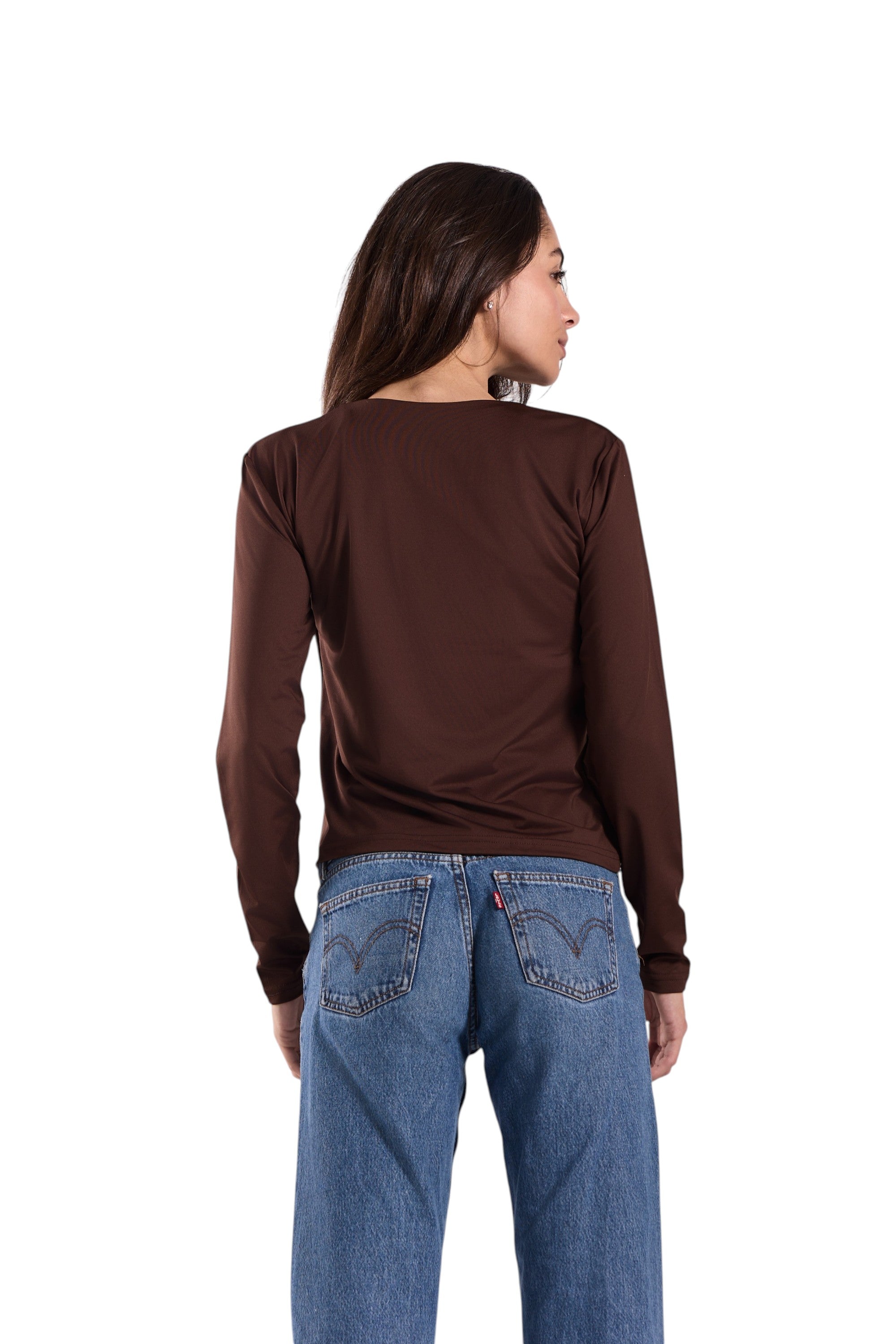 Basic Top Round Neck Full Sleeves - Lamiya