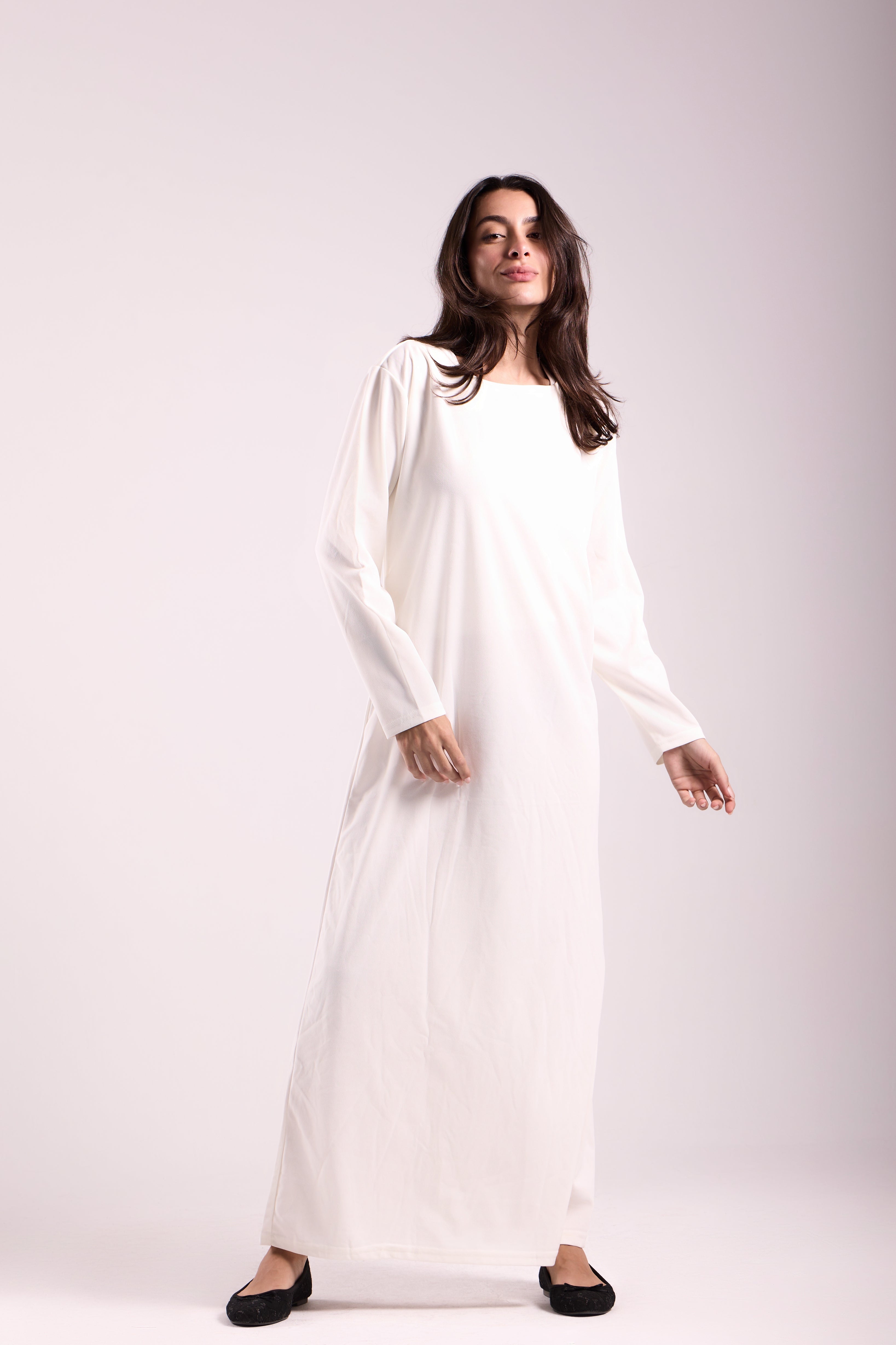 Basic Long Dress - Material: Scuba