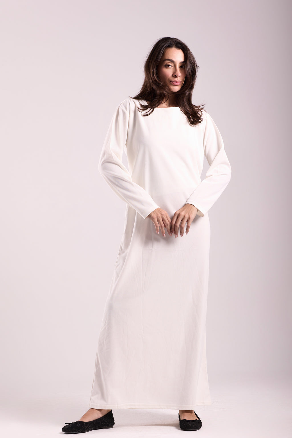 Basic Long Dress - Material: Scuba