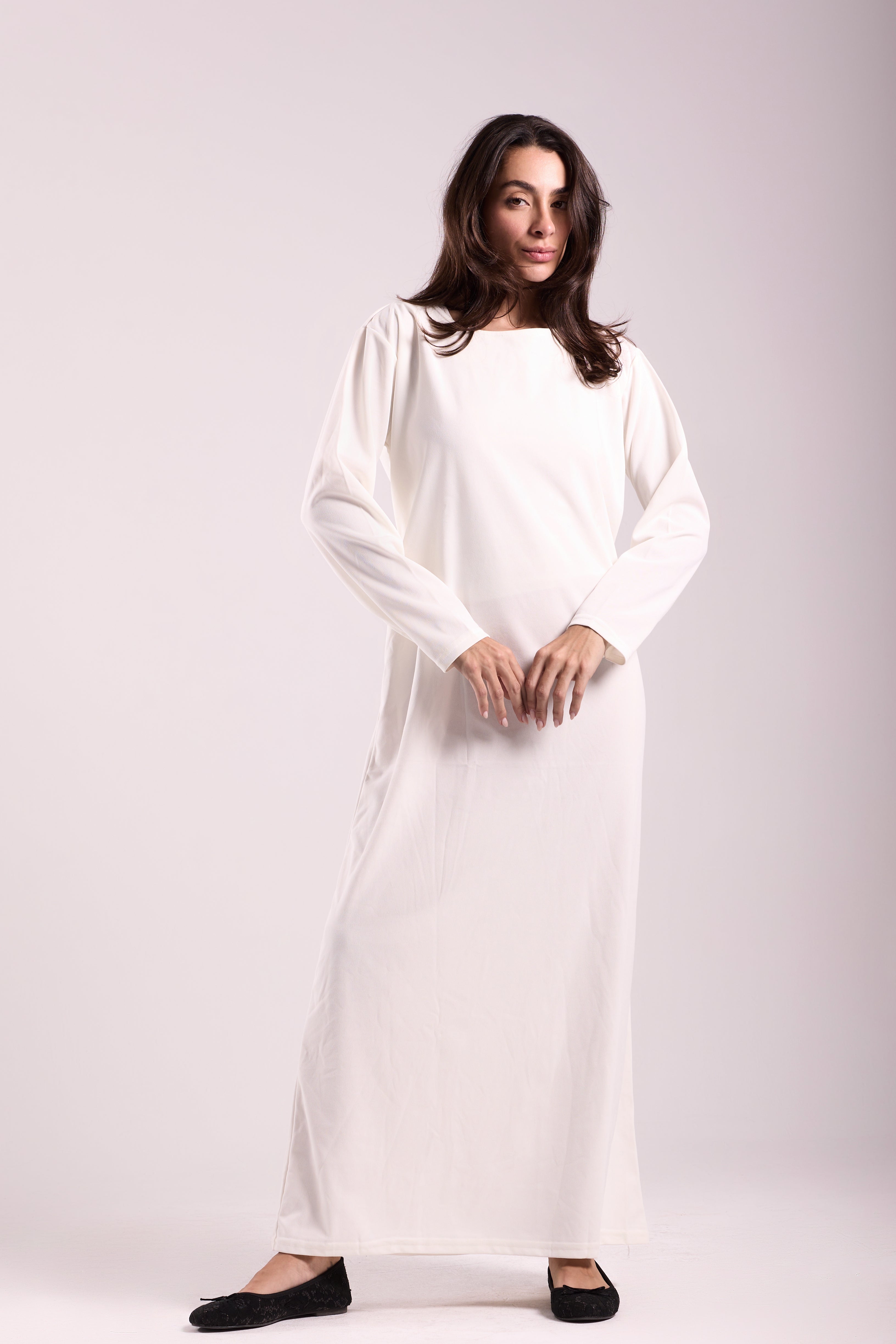 Basic Long Dress - Material: Scuba